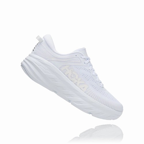 Hoka One One BONDI 7 Wides Shoes For Men India White IN-9820